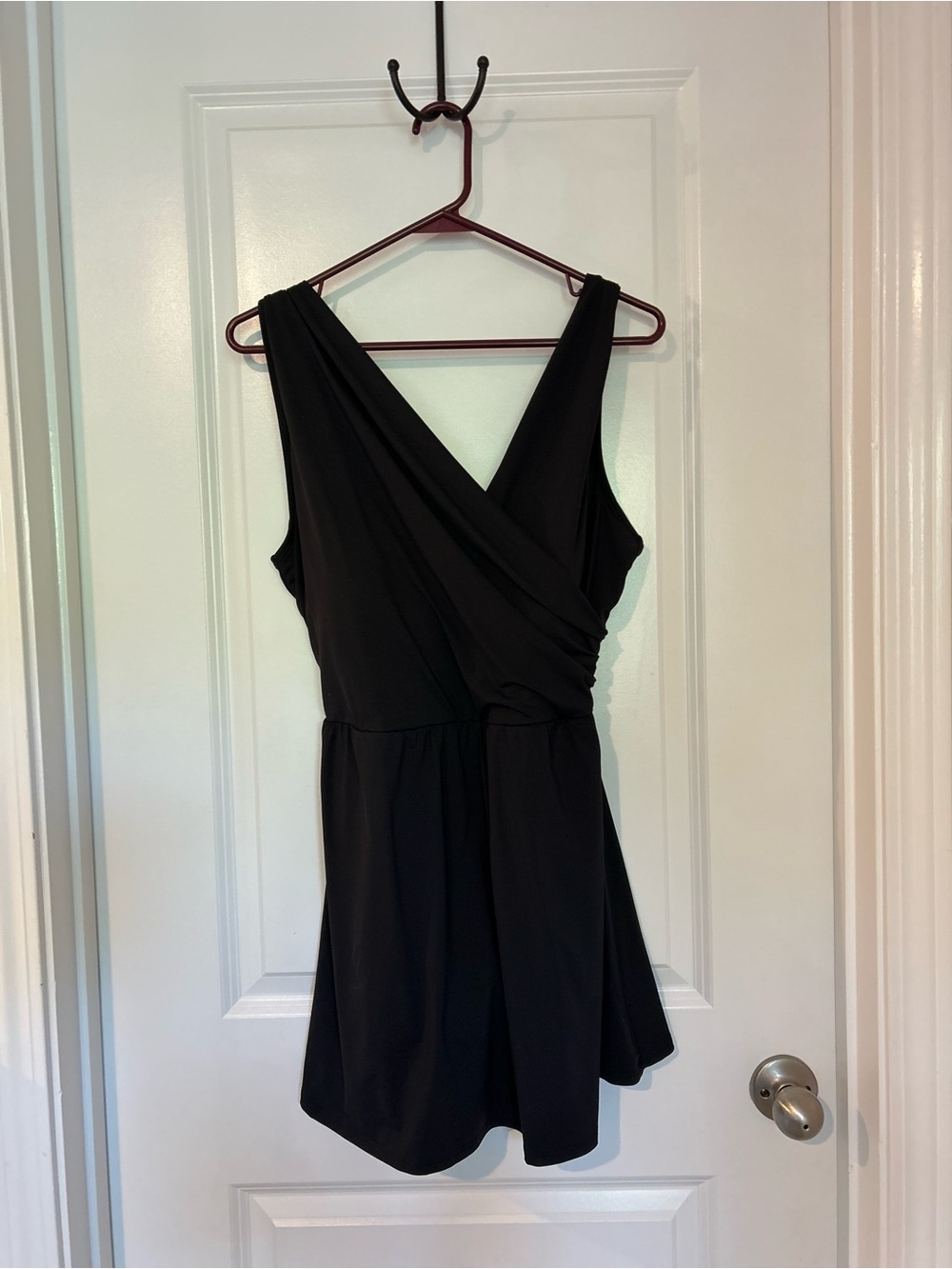 Lands' End Black Swim Dress